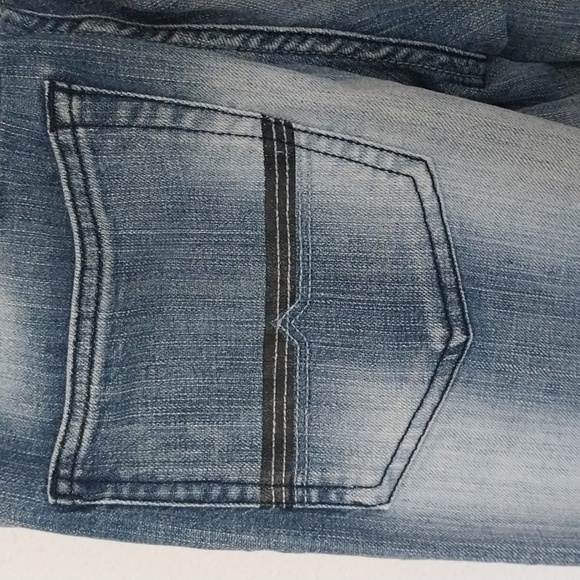 Buffalo David Bitton Blue Wash Straight Stretch Jeans 5-pocket 30x30 - Picture 3 of 10